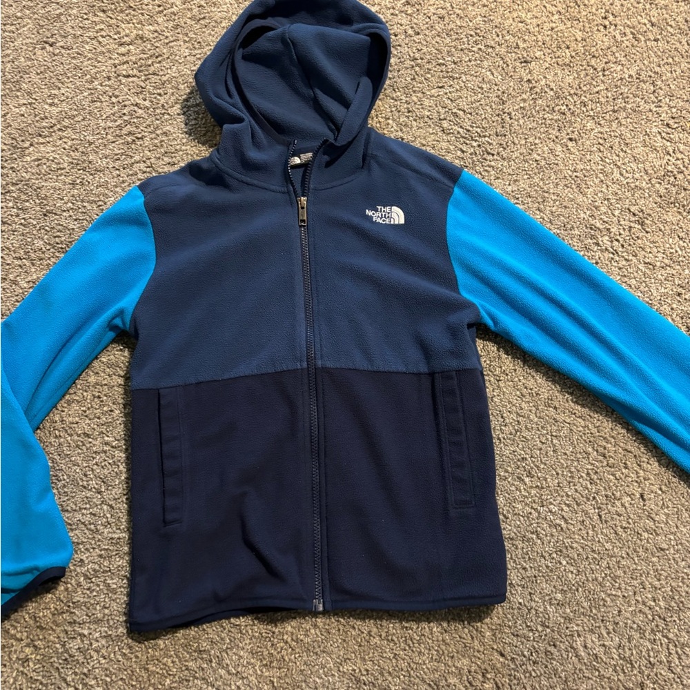 The North Face Kids' Two-Tone Blue Hoodie